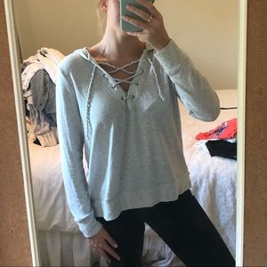 Cupcakes and Cashmere grey hoodie